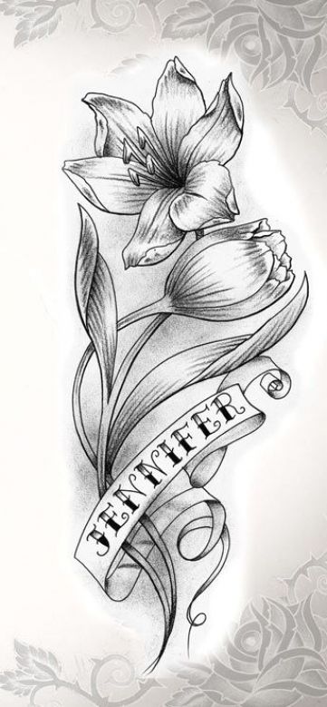 Flower name tattoo in black and white #tattoos #sunflowertattoo #tattoo Girlie Tattoos, Sunflower Tattoo Simple, Black And White Flower Tattoo, Front Shoulder Tattoos, Sunflower Tattoo Shoulder, Ink Link, Tulip Tattoo, Forearm Tattoo Design, Small Flower Tattoos