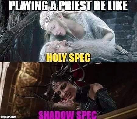 Priests how do you feel? . . .  #wowclassic #shadowpriest #holypriest #discipline #VanillaClassicWoW #warcraft #WoW Warcraft Funny, League Of Legends Anime, World Of Warcraft Cosplay, Warcraft Cosplay, World Of Warcraft 3, Tomb Raiders, Tomb Raider Cosplay, For The Horde, Warcraft Art