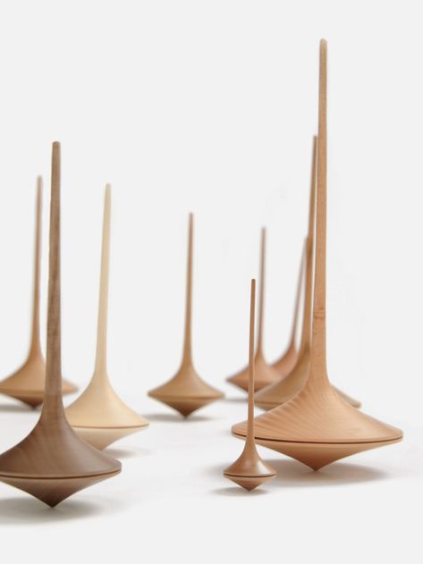 Hand-crafted from one piece of specially selected knot free and flawless wood. Made in Austria by one of the best spinning top manufacturers out there.This model is easy to spin for beginners and we especially love the elegant design. Watch the spinning top dancing and get lost in the simple meditative and joyful moment. Perfect for fun and for collectors.Available in Cherry, Maple or Walnutin 2 sizes - 55 mm or 75 mmHandmade and oiled. Restauration Hardware, Wood Spindles, Wooden Sculptures, Beautiful Tops, Spinning Tops, Wood Turning Lathe, Turning Projects, Lathe Projects, Traditional Toys