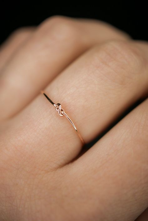 Closed Knot Ring, 14K Rose Gold Fill – Hannah Naomi Jewelry #Beauty #World #Simplicity #Exploring #and #the #of #Art #Embracing #The #Minimalist #Elegance #Exploring #Jewelry #of Simple Promise Rings, Simple Ring Design, Cute Promise Rings, Hand Jewelry Rings, Jewelry Necklace Simple, Promise Rings Simple, Rose Gold Promise Ring, Pretty Jewelry Necklaces, Gold Promise Rings