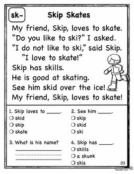 Digraphs Reading Passages To Practice Fluency And Comprehension - 20 Phonics Worksheets First Grade Reading Comprehension, Cursive Small Letters, English Poems For Kids, English Poems, First Grade Reading Comprehension, Blends Worksheets, Word Family Worksheets, Blends And Digraphs, Phonics Programs