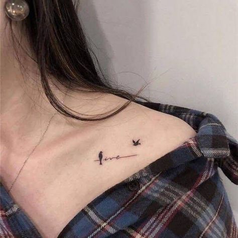 Cute Chest Tattoos, Tattoos For Females, Small Shoulder Tattoos, Hand Tattoos For Girls, Bone Tattoos, Chest Tattoos, Chest Tattoos For Women, Shoulder Tattoos For Women, Small Hand Tattoos