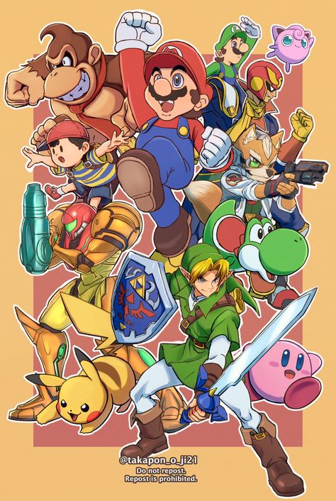 Super Smash Bros Characters, Nintendo Super Smash Bros, Nintendo Fan Art, Nintendo Characters, Super Mario Art, Nintendo Art, Mario Art, Smash Brothers, Super Smash Brothers