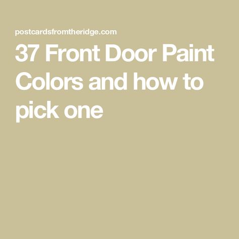 37 Front Door Paint Colors and how to pick one Interior Door Paint Colors, Benjamin Moore Green, Purple Front Doors, Brown Front Doors, Orange Front Doors, Front Door Paint, White Front Door, Yellow Front Doors, Painted Interior Doors