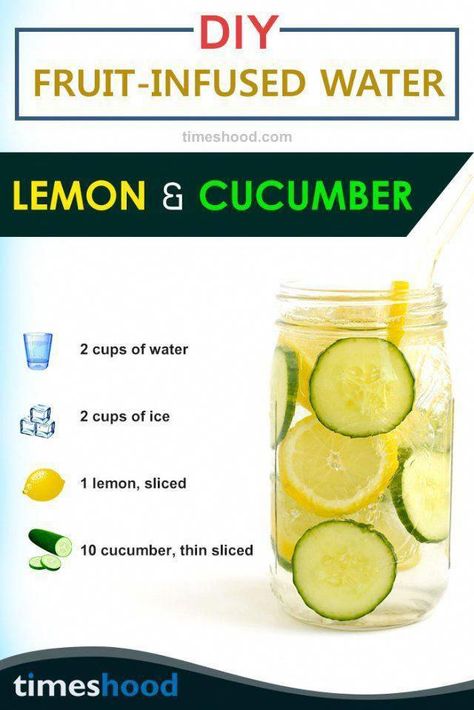 Cucumber Infused Water, Water Lemon, Lemon Cucumber, Lemon Detox, Lemon Diet, Full Body Detox, Cucumber Water, Resep Diet, Infused Water Recipes