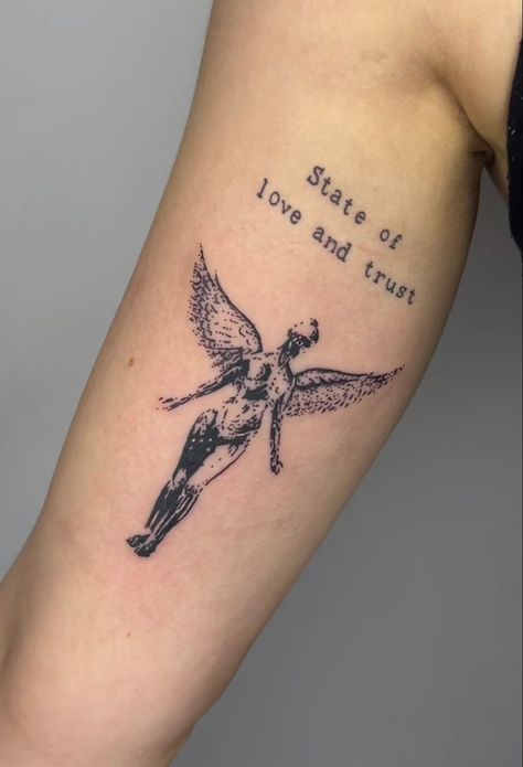 Nirvana In Utero Tattoo, In Utero Tattoo, Utero Tattoo, Pearl Jam Tattoo, Led Zeppelin Tattoo, Skyrim Tattoo, Nirvana In Utero, Pearl Tattoo, Pumpkin Tattoo