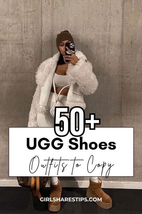 Ugg Boots Outfit With Jeans, Sweatsuit With Uggs, Cute 40 Degree Weather Outfits, Black Ugg Platform Outfit, Black Leggings And Uggs Outfit, Plus Size Uggs Outfit, Sequin Uggs Outfit, Hoodie Dress Outfit With Boots, Insta Baddie Outfits Winter