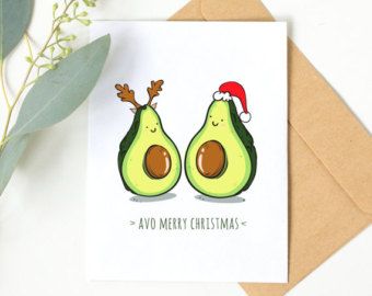 Avo Merry Christmas! Avocado Christmas Card; Avocado Pun; Christmas Cards; Avocado Pun; Seasonal Card; Holiday Card Avocado Christmas, Funny Christmas Puns, Cute Christmas Cards, Christmas Puns, Seasons Greetings Card, Merry Christmas Funny, Merry Christmas Card Greetings, Merry Christmas Greetings, Funny Christmas Cards