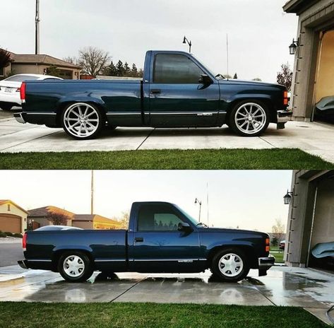 Obs Silverado, 85 Chevy Truck, Chevy Trucks Lowered, Chevy Dually, Classic Cars Trucks Chevy, Obs Chevy, Vintage Chevy Trucks, Obs Truck, Single Cab Trucks