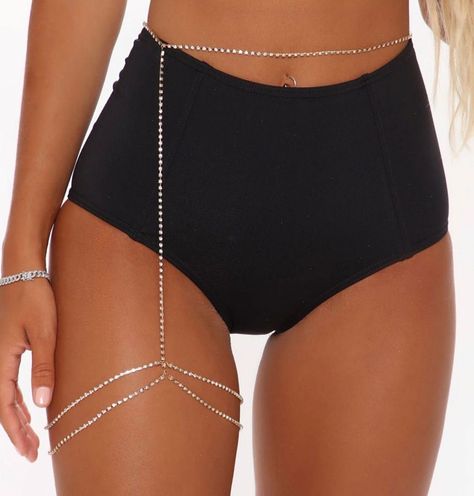 Fashion Nova Silver Thigh Chain. Made For Curvy Women. Has Adjustable Clasps For Various Waist Sizes. Absolutely Stunning And Looks Just Like The Picture. Tried On Once, Never Worn. #Adorning #JewelryDesign #with #Fashion #Thigh #and #Your #Style #Style #Jewelry #JewelryLovers #JewelryAddict #Exploring #Elegance #Legs Gold Thigh Chain, Thigh Chain Outfit, Thigh Jewelry, Chain Outfit, Stylish Jewelry Accessories, Thigh Garter, Spiritual Fashion, Matric Dance, Thigh Chain