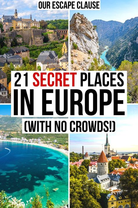 Hoping to visit Europe, but want to get off the beaten path and avoid heavy crowds? Consider one of these epic destinations! Hack Fashion, Destinations Travel, Backpacking Europe, Voyage Europe, Places In Europe, European Vacation, Europe Vacation, European Destinations, Visit Europe