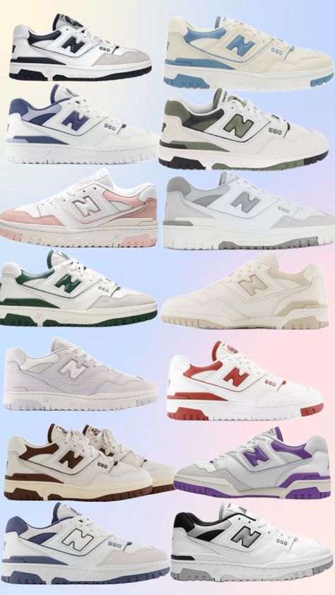 new balance 550 #shoeinspo #shoes #newbalance #newbalance550 #aesthetic #fitinspo Nb Shoes, College Fits, Cute Nikes, Shoe Inspo, New Balance Shoes, Dream Shoes, Fitness Inspo, Pretty Outfits, New Balance