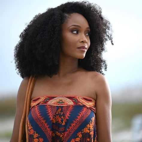 Afro Hair Woman, Yaya Dacosta, Feminine Hair, Perfect Red Lipstick, Face References, Fabulous Hair, Beautiful Natural Hair, Black Actors, Female Celebrities