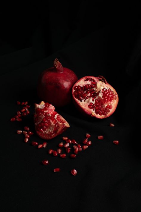 Pomegranate Pictures, Selective Color Photography, Pomegranate Art, Pomegranate Fruit, This Is Your Life, Red Pomegranate, Hades And Persephone, Fruit Slice, Pomegranate Juice