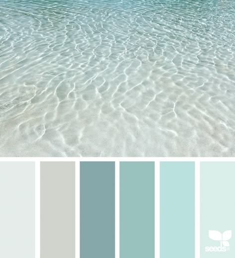 Beach Color Palettes, Beach House Colors, Interior Paint Colors Schemes, Palette Design, Paint Color Schemes, Design Seeds, Interior Paint Colors, Beach Bathrooms, Bathroom Colors