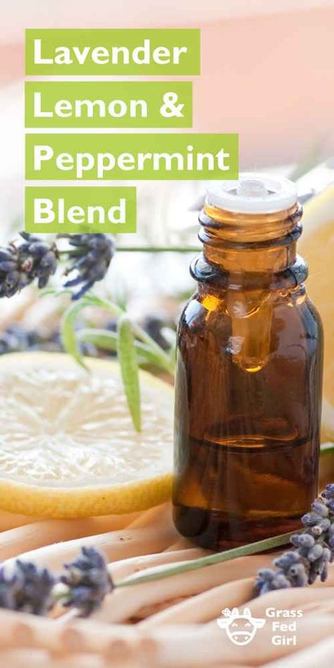 Lavender, Lemon and Peppermint Essential Oil Blend Homemade Oils, Essential Oil Roller Bottle Recipes, Eo Blends, Doterra Recipes, Diy Medicine, Healthy Bodies, Salve Recipes, Diy Essential Oil Recipes, Essential Oils For Headaches