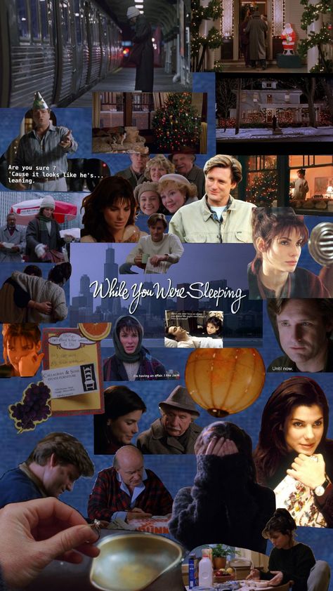 while you were sleeping 1995 When You Were Sleeping, While You Were Sleeping Wallpaper, While You Were Sleeping 1995, 1995 Aesthetic, Old Movie Quotes, Tattoo Tv Shows, Bill Pullman, Rom Coms, The Stranger Movie