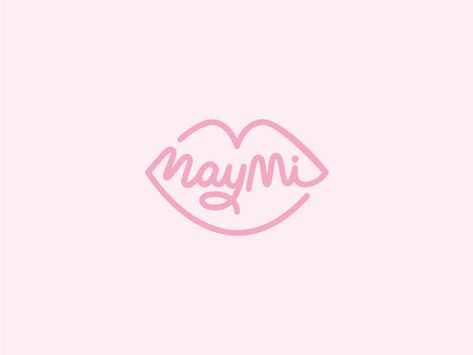 Mouth Logo Design Ideas, Lipgloss Logo Design Ideas, Lipgloss Logo Ideas, Mua Logo Ideas, Lip Logo Design Ideas, Lips Logo Branding, Beauty Logo Ideas, Mouth Logo, Mua Logo