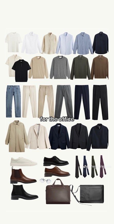 Korean Capsule Wardrobe Men, Capsule Wardrobe Men Office, Men Capsule Wardrobe Business, Smart Casual Capsule Wardrobe Men, Dark Academia Capsule Wardrobe Men, Men Capsule Wardrobe 2023 Fall, Mens Capsule Wardrobe Business Casual, Old Money Wardrobe Essentials Men, Old Money Essentials Men