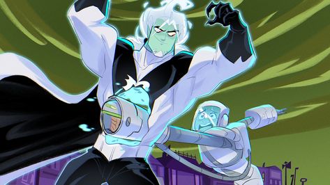 X Dark Danny Phantom, Dark Danny, Dan Phantom, 07 Ghost, Phantom 3, Danny Phantom, Animated Cartoons, Beauty Art, Nickelodeon