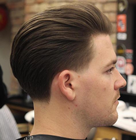 Brushed Back Taper Guys Haircuts, Trendy Mens Hairstyles, Mens Medium Length Hairstyles, Haircut Styles For Women, Mens Hairstyles Medium, Short Haircut Styles, Find Hairstyles, Mens Haircuts, Short Hairdos