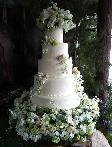 Twilight Bella And Edward Wedding, Breaking Dawn Wedding, Twilight Cake, Bella Y Edward, Twilight Wedding, Bella Wedding, Twilight Breaking Dawn, Wedding Cake Photos, Edward Bella