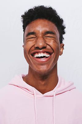 Laughing Face Reference, Laughing Expression Reference, Laughing Face Drawing Reference, Happy Face Photography, Laughing Reference, Guys Laughing, Laugh Face, Smile Person, Man Laughing