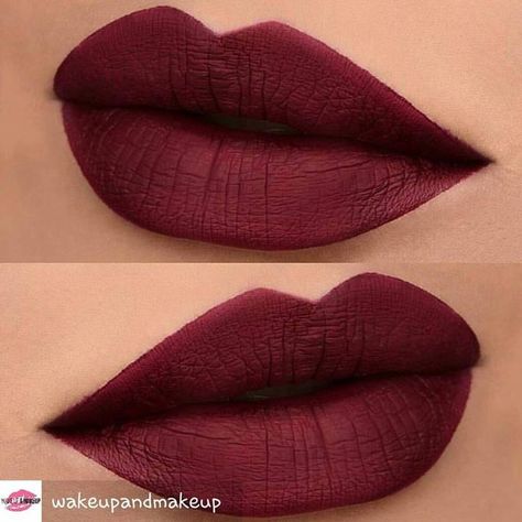 @wakeupandmakeup -  This Lippie  @styledbysahar   #makeup #lipstick #makeupgirls #makeupartist #makeupaddict #makeuptutorial #makeupforever Maroon Lipstick Makeup, Makeup For Date Night, Makeup For Date, Pretty Lipstick Colors, Maroon Lips, Maroon Lipstick, Lip Pictures, Women Lipstick, Lips Makeup