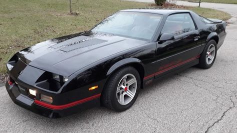 Owning a classic car is rewarding, but collecting the memorabilia and swag that goes along with the vehicle is equally enjoyable for me. Over the years, I have expanded my “car swag” to include things like diecast models, signage, brochures, service manuals, and other artifacts.  The Pick of the Day is a low-mileage 1989 Chevrolet Camaro IROC-Z coupe listed for sale on ClassicCars.com by a private seller in Cincinnati, Ohio. 1989 Camaro Iroc Z, Iroc Z, Chevrolet Camaro Black, Camaro Black, Red Color Combinations, Camaro Iroc, Cincinnati Ohio, S Car, My Car