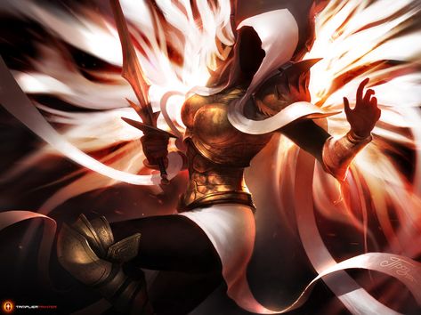 Auriel, archangel of Hope by TamplierPainter on deviantART Diablo Game, Warrior Women, Heroes Of The Storm, Angel Warrior, Ange Demon, Art Watch, Blizzard Entertainment, 다크 판타지, Demon Hunter