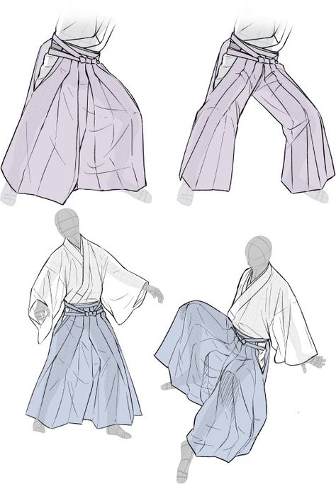 tanuki-kimono: “ Kimono drawing guide 2/2, by Kaoruko Maya (tumblr, pixiv, site). Booklet is available in pdf for ¥ 900 here. Here you can see : • Women belt knots examples • Men belt knot examples...