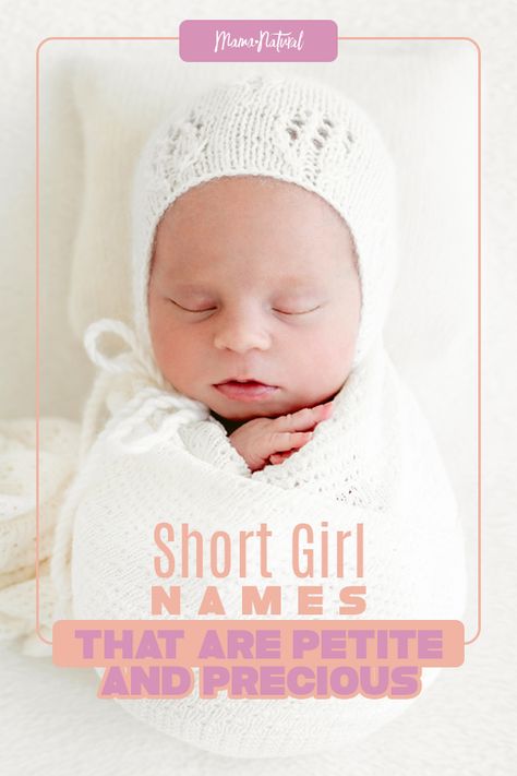 Small in size but not in meaning, short girl names are always in style. From A to Z, come find your new favorite with us. https://www.mamanatural.com/baby-names/girls/lists/short-girl-names/ Persian Girl Names, Short Girl Names, Spanish Girls Names, Short Baby Girl Names, Muslim Baby Girl Names, Sweet Girl Names, Baby Nicknames, Baby Names Short, Strong Baby Names