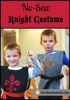 Diy Knight Costume, Keepers Of The Kingdom, Knight Costume For Kids, Easy Last Minute Costumes, Diy Costumes Kids Boys, Kingdom Vbs, Knight Birthday Party, Knight Party, Medieval Party