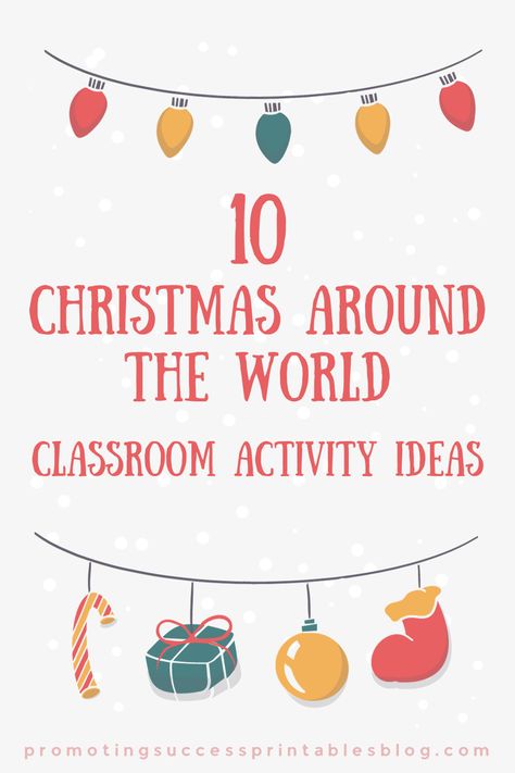 Teaching students about Christmas around the world is a valuable and enriching educational experience that fosters cultural awareness and global understanding. By exploring diverse traditions, customs, and celebrations associated with Christmas in different countries, students gain a broader perspective on the world's rich cultural tapestry. World Activities For Kids, Globe Activities, Christmas Around The World Activities, Holiday Celebrations Around The World, Around The World Activities, Around The World Games, Classroom Christmas Activities, Rubrics For Projects, Around The World Theme