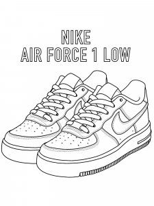 Nike coloring pages Nike Shoe Printable, Drawings Of Shoes Nike, Nike Coloring Pages, Nike Dunks Coloring Pages, Jordan Shoe Coloring Page, Nike Shoes Coloring Pages, Shoes Coloring, Air Force Shoes, Hoodie Drawing