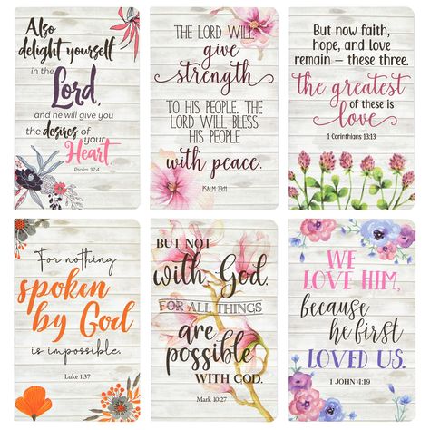 Arrives by Sat, Oct 7 Buy 6 Pack Floral Themed Daily Prayer Journals for Women, 5x8 Christian Notebooks with Inspirational Bible Scripture (80 Pages) at Walmart.com Bible Calendar, Strength In The Lord, Notebook Wallpaper, Christian Journals, Inspirational Bible Verse, Prayer Journals, Study Notebook, Psalm 37, Prayer Requests