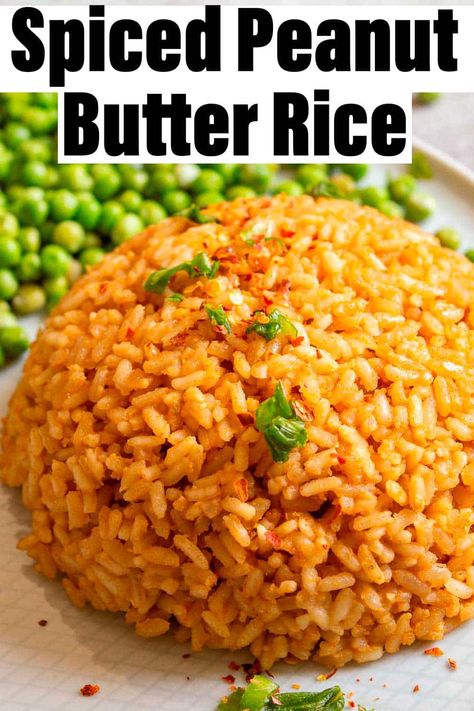 Orthodox Fasting, Rice Dishes Recipes, Fasting Recipes, Rice Side Dish Recipes, Vegan Rice, Rice Side Dishes, Peanut Recipes, Easy Rice Recipes, Butter Rice