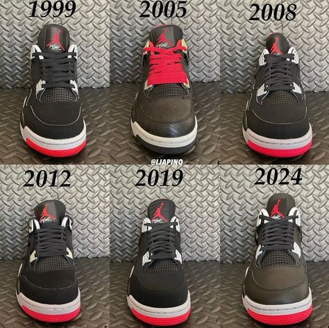 Air Jordan 4 Bred Reimagined ❤️🖤 #aj #aj4 #sneakers #airjordan4 #nike #kdot #sneakershead #jordan4 #jordanshoes Air Jordan 4 Bred, Jordan 4 Bred, All Nike Shoes, Air Jordan 4, Book Art Drawings, Jordan Shoes, Air Jordan, Nike Shoes, Book Art