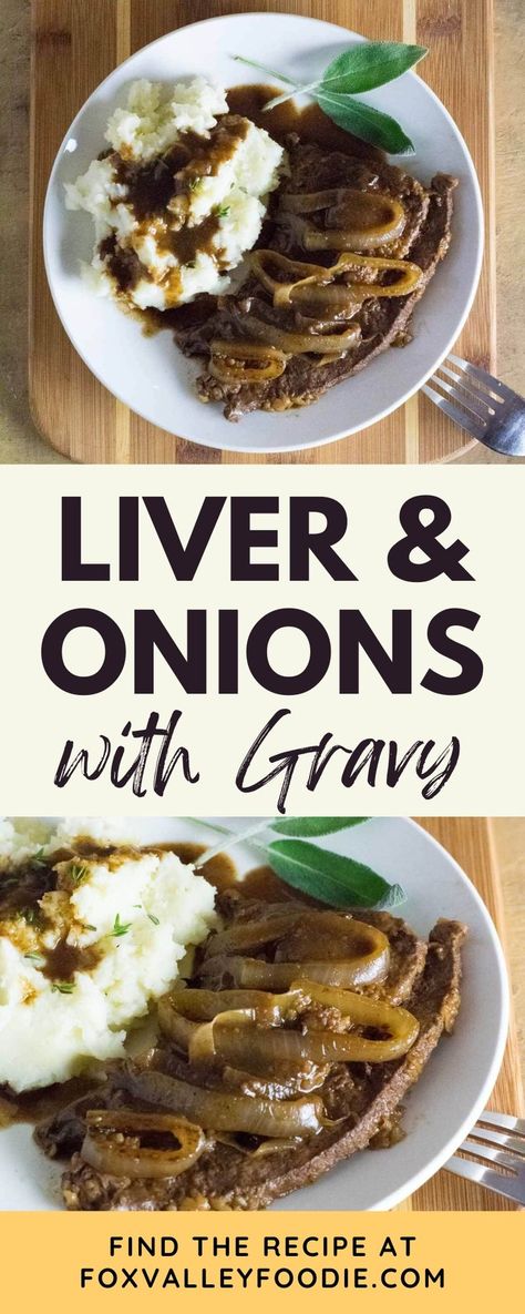 Liver And Onions With Gravy, Beef Liver And Onions Recipe, Liver And Onions Recipe, Fried Liver, Organ Meat, Liver And Onions, How To Cook Liver, Liver Recipes, Fried Beef