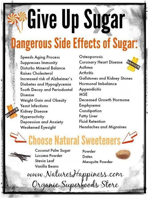 Dangerous Side Effects Of Sugar! Effects Of Sugar, Sugar Detox Diet, Quit Sugar, Sugar Free Diet, Processed Sugar, Sugar Detox, Natural Sweeteners, Health Info, Detox Diet