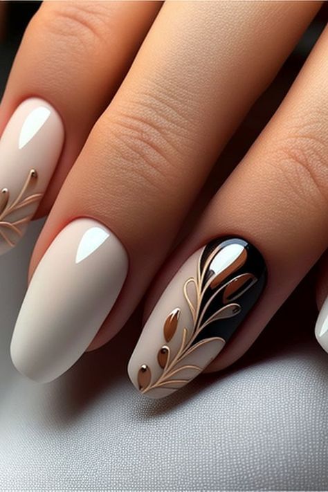 Acrillic Nails, Pageant Nails, Chic Nail Art, Nail Techniques, Gold Nail, Fall Nail Art, Autumn Nails, Elegant Nails, Heart Nails