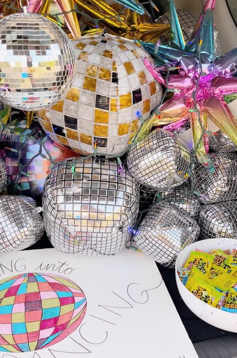 Disco Trunk Or Treat, Dance Party Theme, Disco Halloween, Trunk Or Treat Ideas, Balls Shirt, Life Group, Disco Dance, Treat Ideas, The Hive