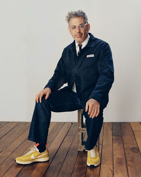 Nike General Purpose Shoe, Tom Sachs Nike, General Purpose Shoe, Tom Sachs, Suits And Sneakers, Nike Outfit, New York Studio, Italy Style, Work Uniforms