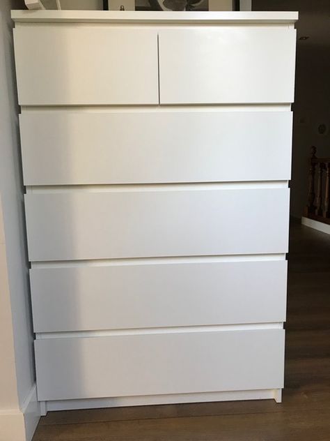 Ikea Malm 6 Drawer Dresser Hack, Malm 6 Drawer Dresser, Ikea Malm 6 Drawer Dresser, Chinoiserie Entryway, Ikea Malm White, Commode Malm Ikea, Entryway Dresser, 6 Drawer Tall Dresser, Malm Ikea