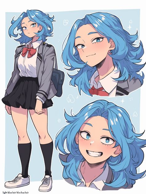 My Hero Academia Oc Female, Mha Support Course Oc, My Hero Academia Hairstyles, Mha Ocs Female Hero, Mha Hairstyles, Mha Hero Oc, Mha Art Style, Female Hair Drawing, My Hero Oc