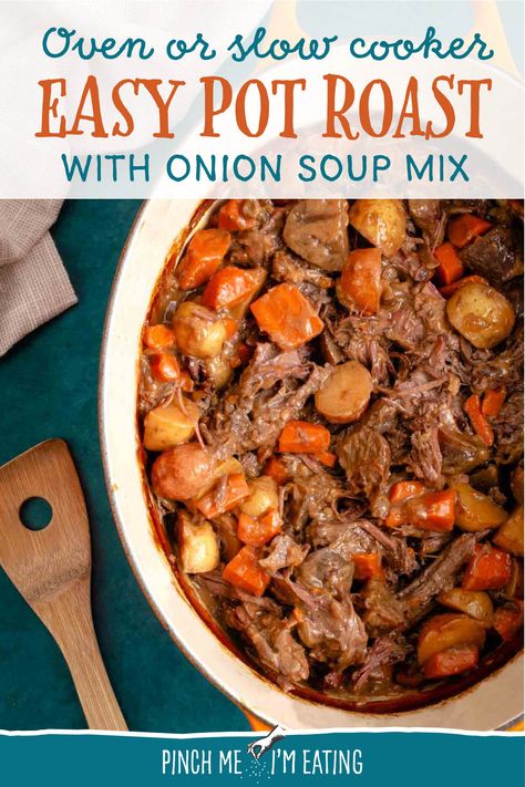 Crockpot Pot Roast Onion Soup Easy Recipes, Chuck Roast Lipton Onion Soup Crock Pot, Instapot Pot Roast Lipton Onion Soup, Beef Roast Crockpot Recipes With French Onion Soup, Chuck Arm Roast Recipes Crock Pot, Crock Pot Pot Roast Onion Soup, Pot Roast Onion Soup Mix Oven, Lipton Onion Soup Pot Roast Crockpot, Beef Roast With Onion Soup Mix Crock Pot