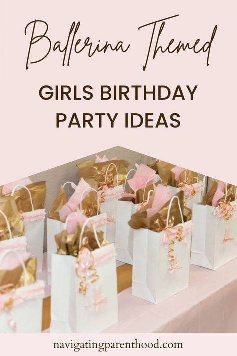 Birthday Party Ideas Pink, Ballerina Birthday Party Favors, Ballerina Themed Birthday Party, Ballerina Birthday Party Ideas, Ballerina Party Theme, Ballerina Party Favors, First Birthday Party Ideas, Ballerina Birthday Party, Ballet Birthday Party