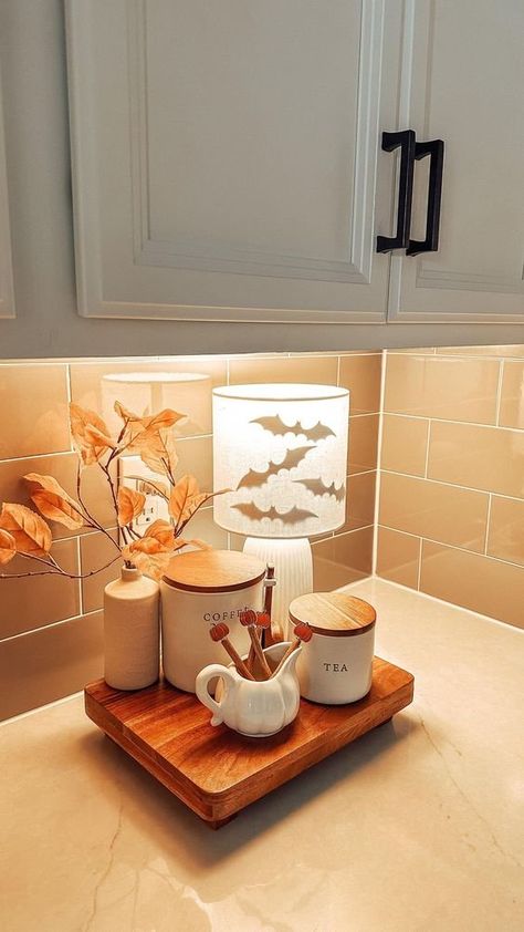 Fall Trailer Decor, How To Style A Floating Shelf, Fall Halloween Decor Apartment, Ceramic Pumpkin Decor, Fall Decor Ideas For The Home Modern, Fall Apartment Decor Living Rooms, Cute Fall Things, Fall Decor 2024, Home Fall Decor Ideas