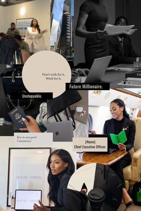 Business women | Hypergamy | Rich black women | Success tips | Success motivation | Moodboard | CEO | WCEO | Business ideas | Corporate baddie | OOTD | Fashion blog | Future billionaire | First class | Self improvement | Personal growth |Motivation Business Women Goals, Business Women Tips, Black Attorney Women Aesthetic, Office Job Aesthetic Black Women, Corporate Success Aesthetic, Motivation For Business Women, Ceo Business Woman Aesthetic, Corporate Black Women Aesthetic, Black Women Business Owners