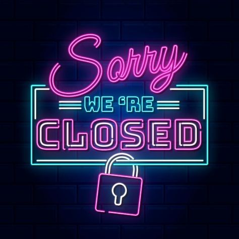 Sorry We're Closed Sign Business, Podium Product, Sorry We Are Closed, Closed Sign, Closed Signs, Love Wallpaper Backgrounds, Photo Logo, Gallery Frame, Business Signs